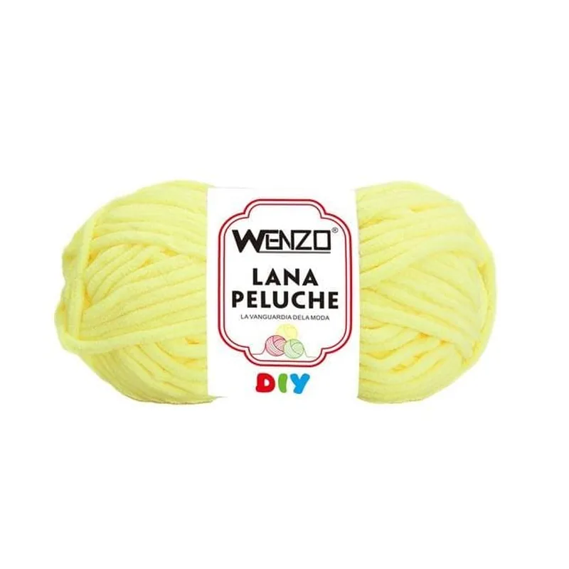 Lana peluche Wenzo amarilla