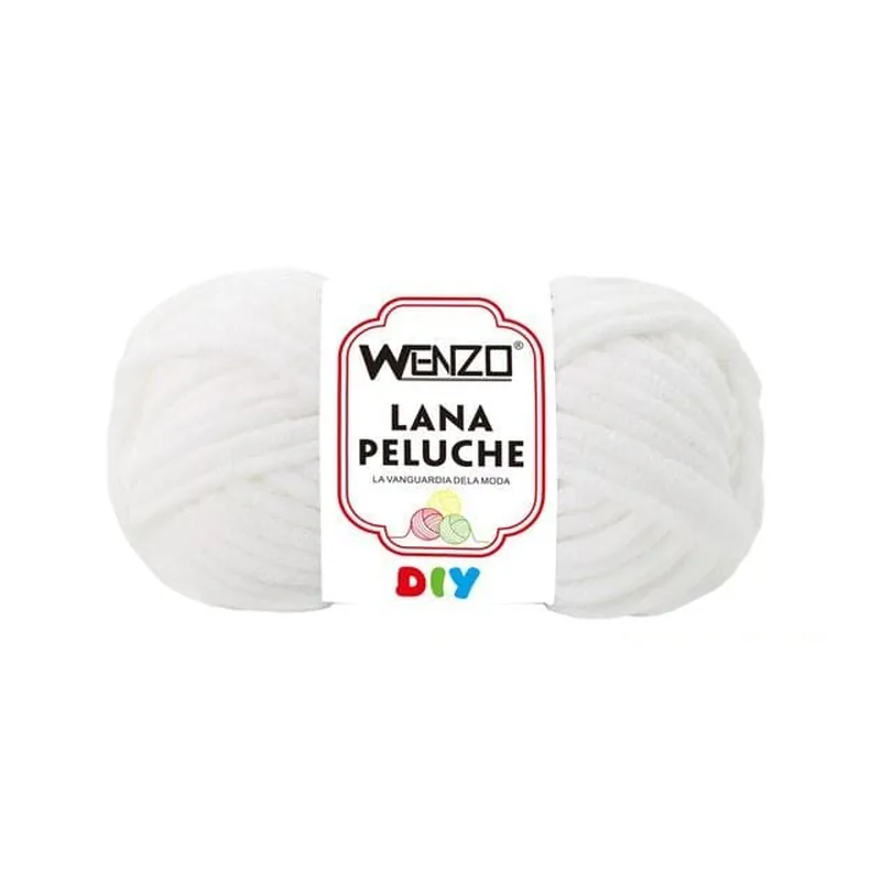 Lana peluche Wenzo blanca
