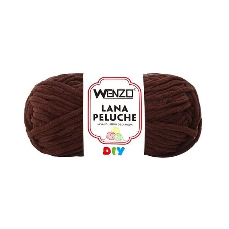 Lana peluche Wenzo chocolate