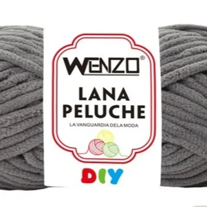 Lana peluche gris