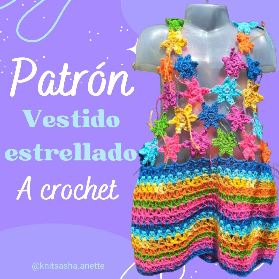 Patron escrito: Vestido estrellado